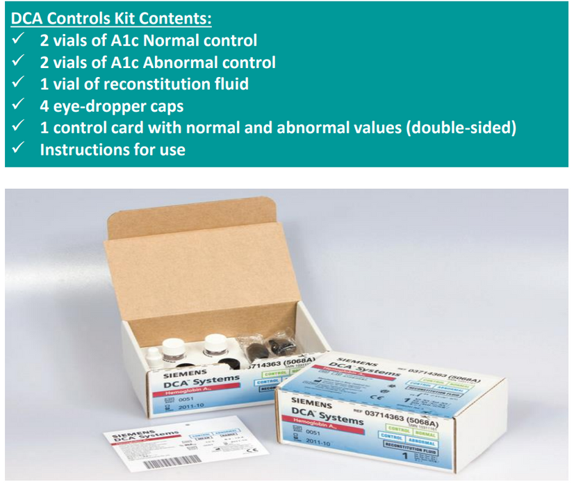 DCA HbA1c Diabetes Control Set — MedicalRite