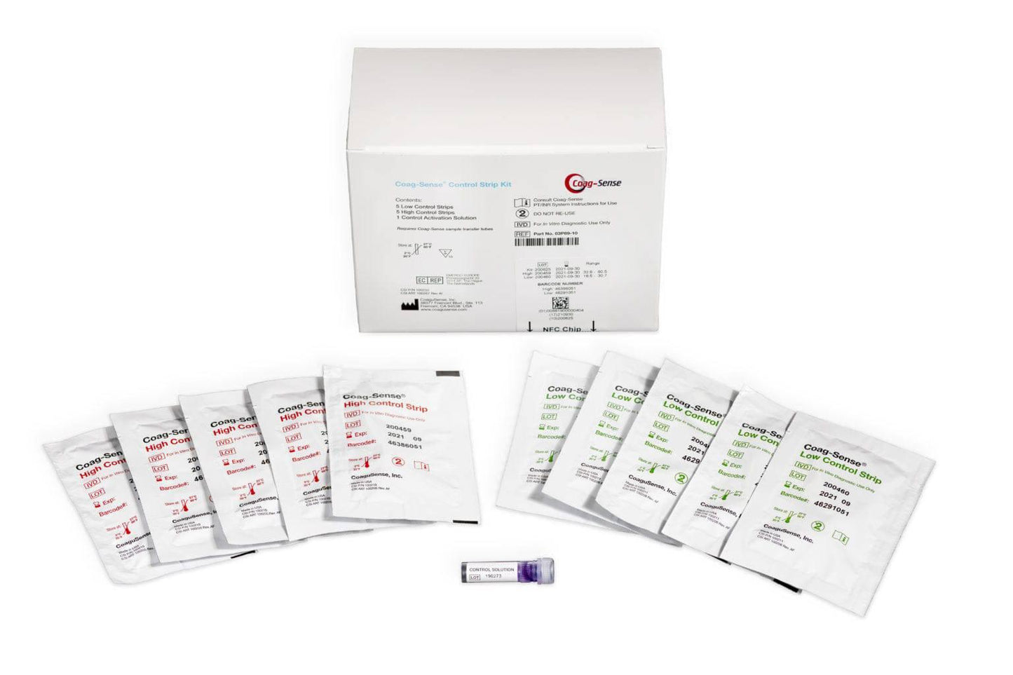 Coag-Sense PT/INR Test Strip Kit - CLIA Waived