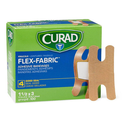 CURAD Flex Fabric Adhesive Bandages 1-1/2" x 3"