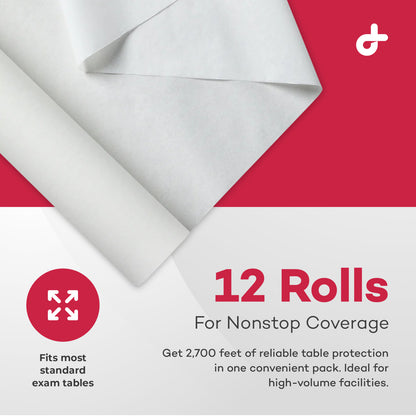Premium Professional-Grade Exam Table Paper - Smooth