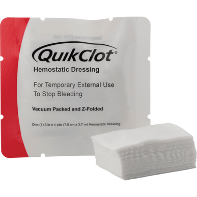 QuikClot Bleeding Control Hemostatic Dressing