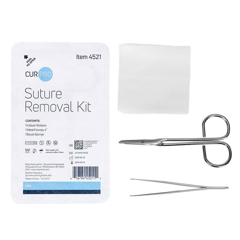 CURPRO Staple and Suture Removal Kits - Single Use