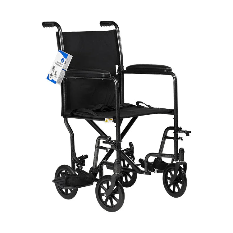DynaRide Transport Wheelchairs with Fixed Full Arm and Swinging Foot Rest