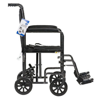 DynaRide Transport Wheelchairs with Fixed Full Arm and Swinging Foot Rest