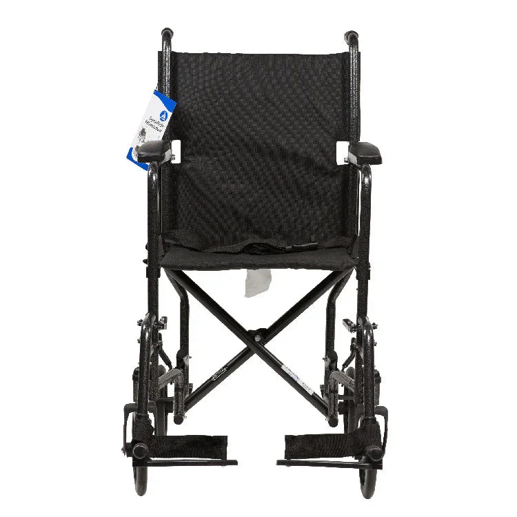 DynaRide Transport Wheelchairs with Fixed Full Arm and Swinging Foot Rest