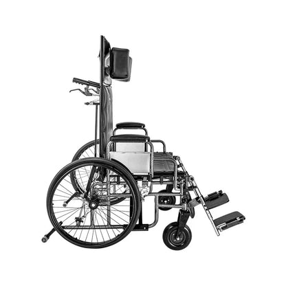 Bari+Max Reclining Bariatric Wheelchair with Elevating Leg Rest