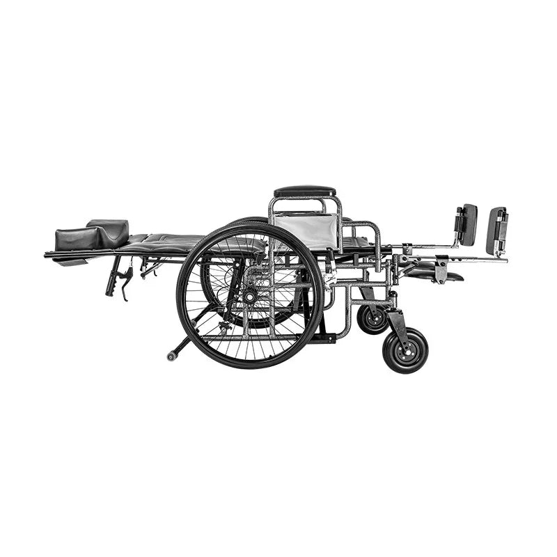 Bari+Max Reclining Bariatric Wheelchair with Elevating Leg Rest