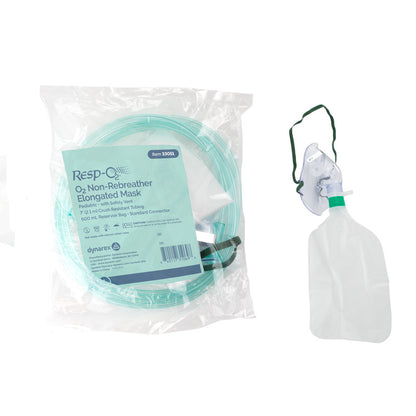 Resp-O2 Pediatric Non-Rebreather Elongated Masks