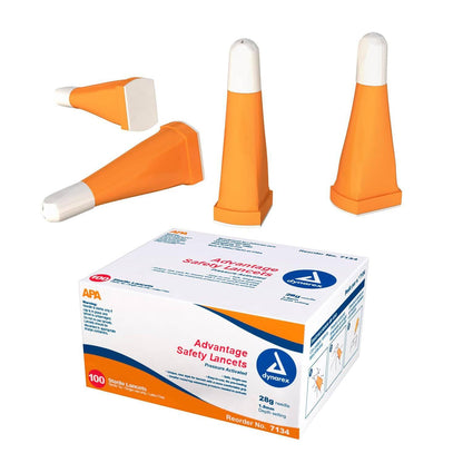 Advantage Pressure Activated Safety Lancets