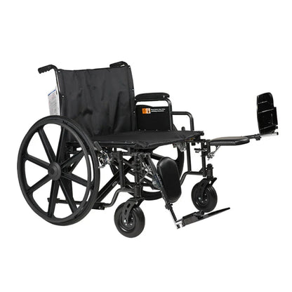 Bari+Max HD Bariatric Wheelchair with Elevating Leg Rest