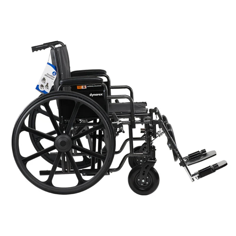 Bari+Max HD Bariatric Wheelchair with Elevating Leg Rest