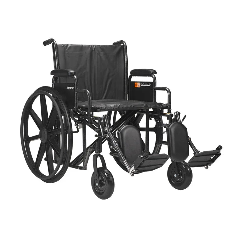 Bari+Max Bariatric Wheelchair with Elevating Leg Rest
