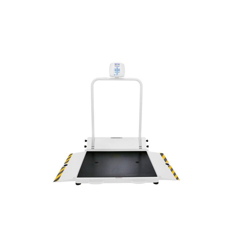 Digital Wheelchair Scale with Large Platform and Dual Ramps