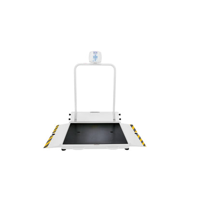 Digital Wheelchair Scale with Large Platform and Dual Ramps