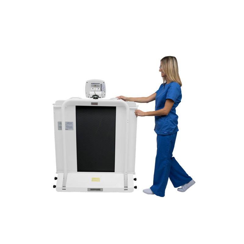 Digital Wheelchair Scale with Large Platform and Dual Ramps
