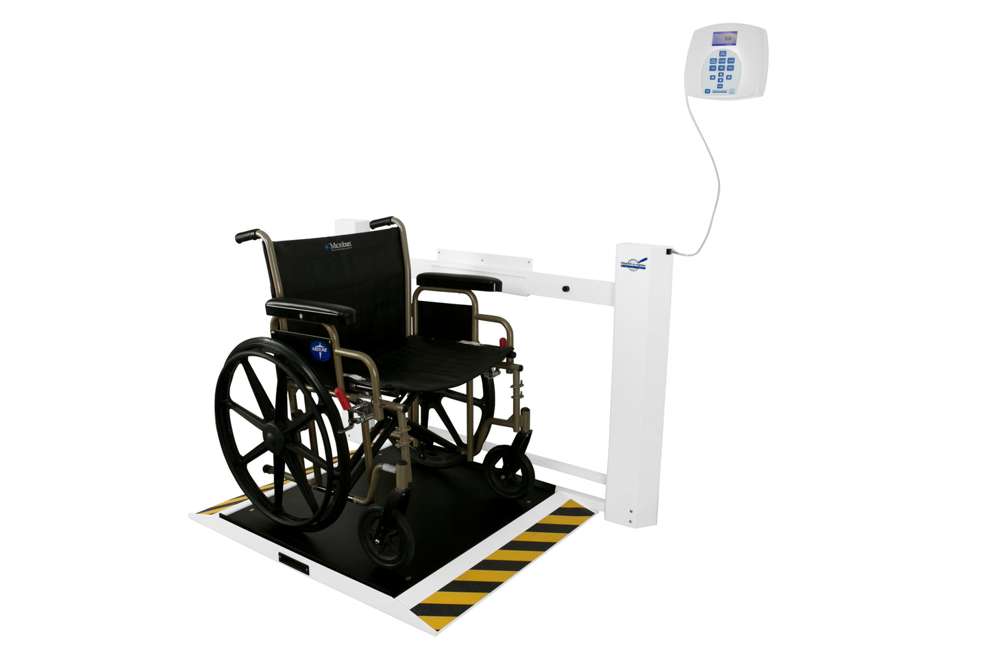 Wall-Mounted Antimicrobial Fold-up Wheelchair Scale
