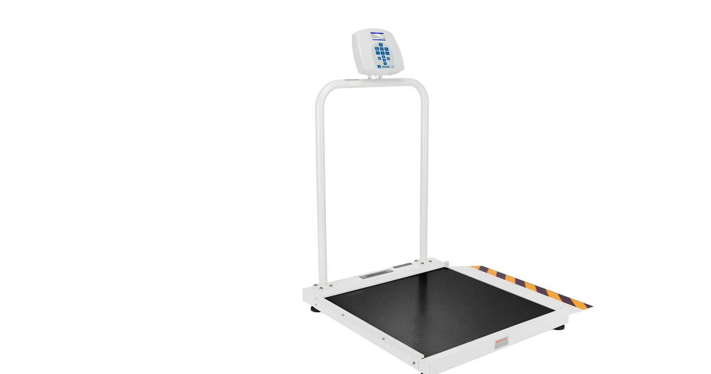 Digital Wheelchair Scale with Single Ramp