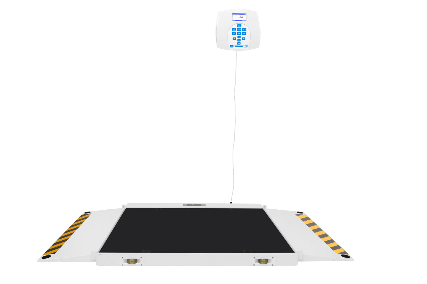 Digital Wheelchair with Dual Ramp Scale and Extra Large Platform