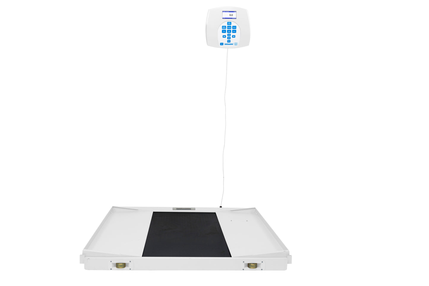 Digital Wheelchair with Dual Ramp Scale and Extra Large Platform