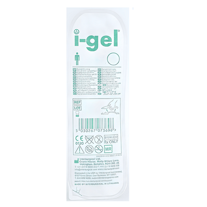 I-GEL Supraglottic Airway Device: Secure & Comfortable Airway Management Across Ages