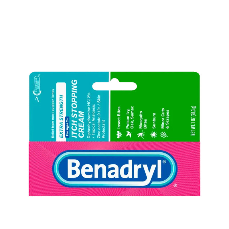 Benadryl Itch Stopping Topical Cream