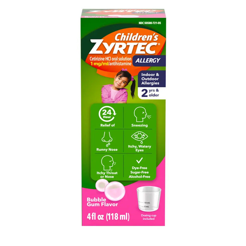 Children's Zyrtec Allergy Syrup