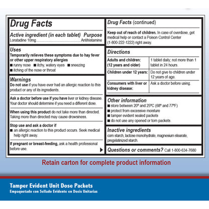 Loradamed Allergy Tablets