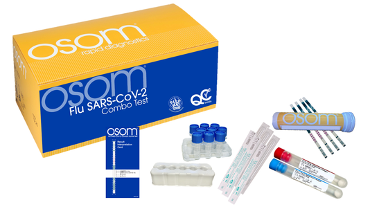 OSOM Flu A&B /COVID-19 Combo Rapid Test CLIA Waived