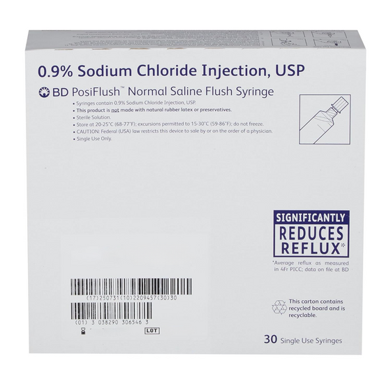 PosiFlush Normal Saline Prefilled Syringe