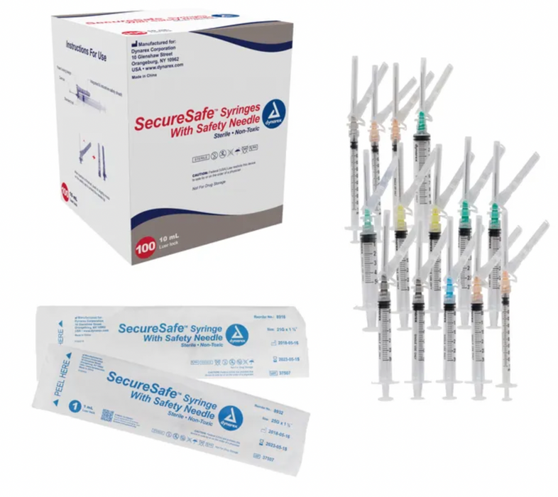 SecureSafe Syringe With Safety Needle