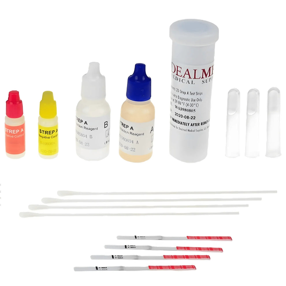 Strep Test Collection CLIA Waived Strep A Test Kit | Quick Results Throat Culture – MedicalRite