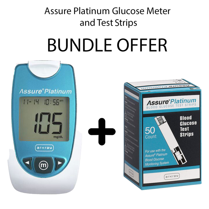 Assure Platinum Glucose Meter + Test Strips *Bundle Offer*