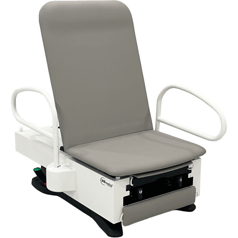 FusionFREEDOM™ Manual Back Exam Chair with Support Rails - ADA Compliant