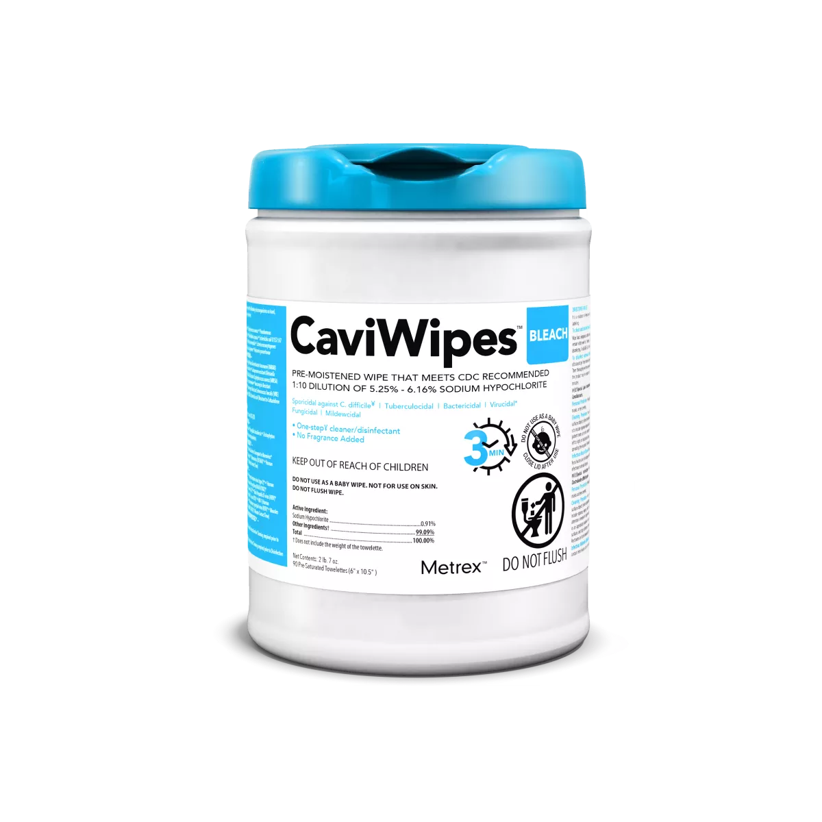 CaviWipes Bleach Disinfecting Wipes