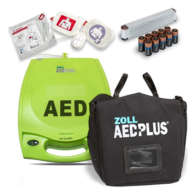 AED Plus PS Series with Batteries and Carry Case