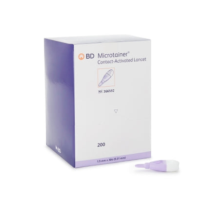 Microcontainer Contact-Activated Lancet