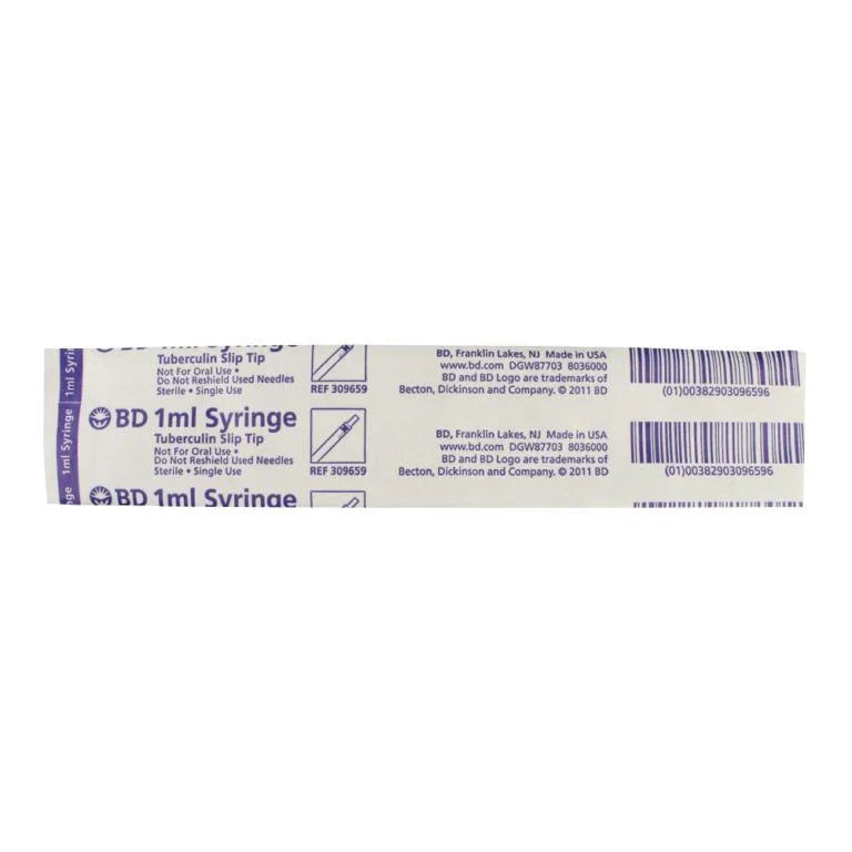 1 mL TB Syringe with Luer Slip Tip
