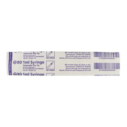 1 mL TB Syringe with Luer Slip Tip