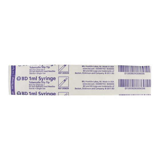 1 mL TB Syringe with Luer Slip Tip