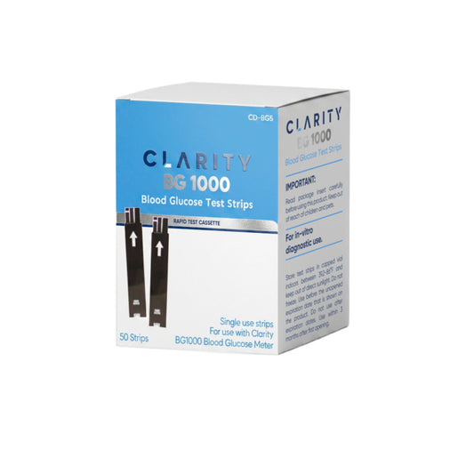 Clarity BG1000 Blood Glucose Test Strips