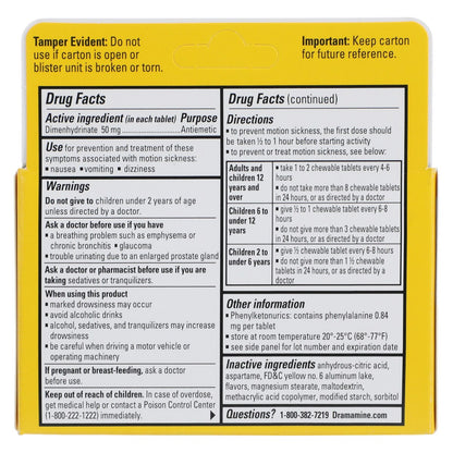Dramamine Chewable Tablets