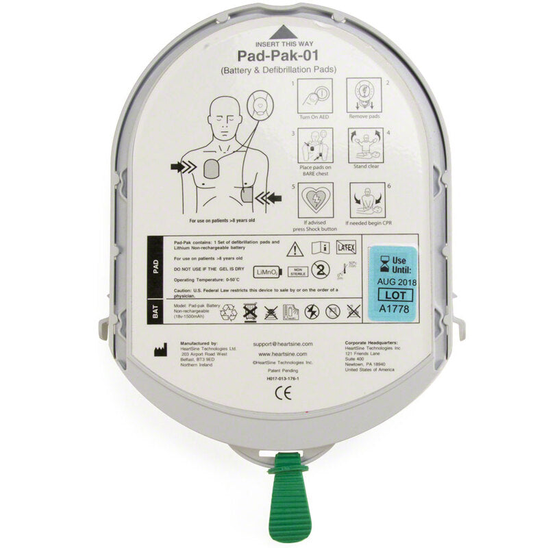 HeartSine Samaritan Pad-Pak Defibrillators Pads