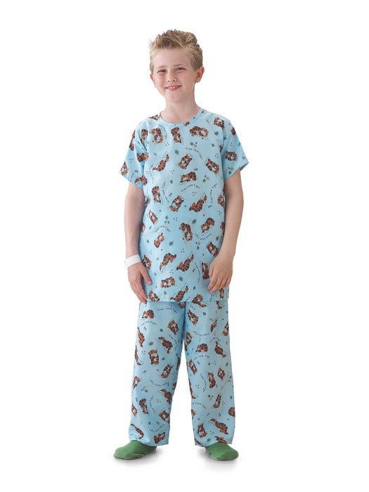 Tired Tiger Pediatric Gowns: Flame-Retardant Comfort & Fun for Young Patients