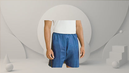 Non-Woven Exam Shorts: Comfortable & Hygienic with Elastic Waistband