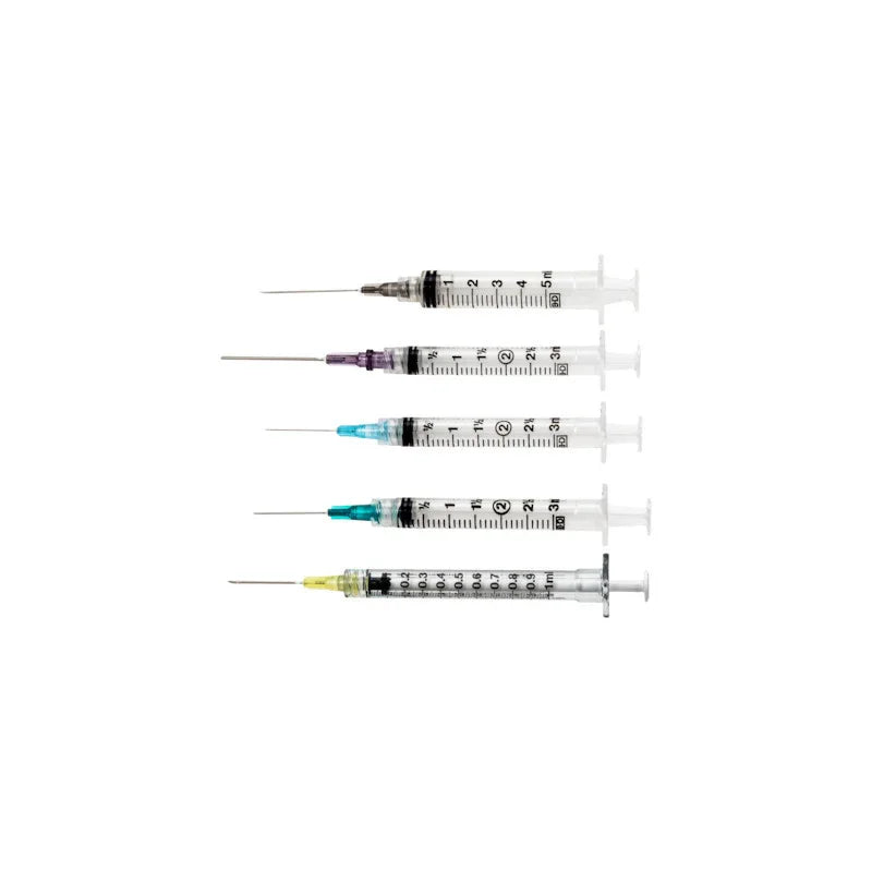 3 mL Syringe with Attached PrecisionGlide Needle