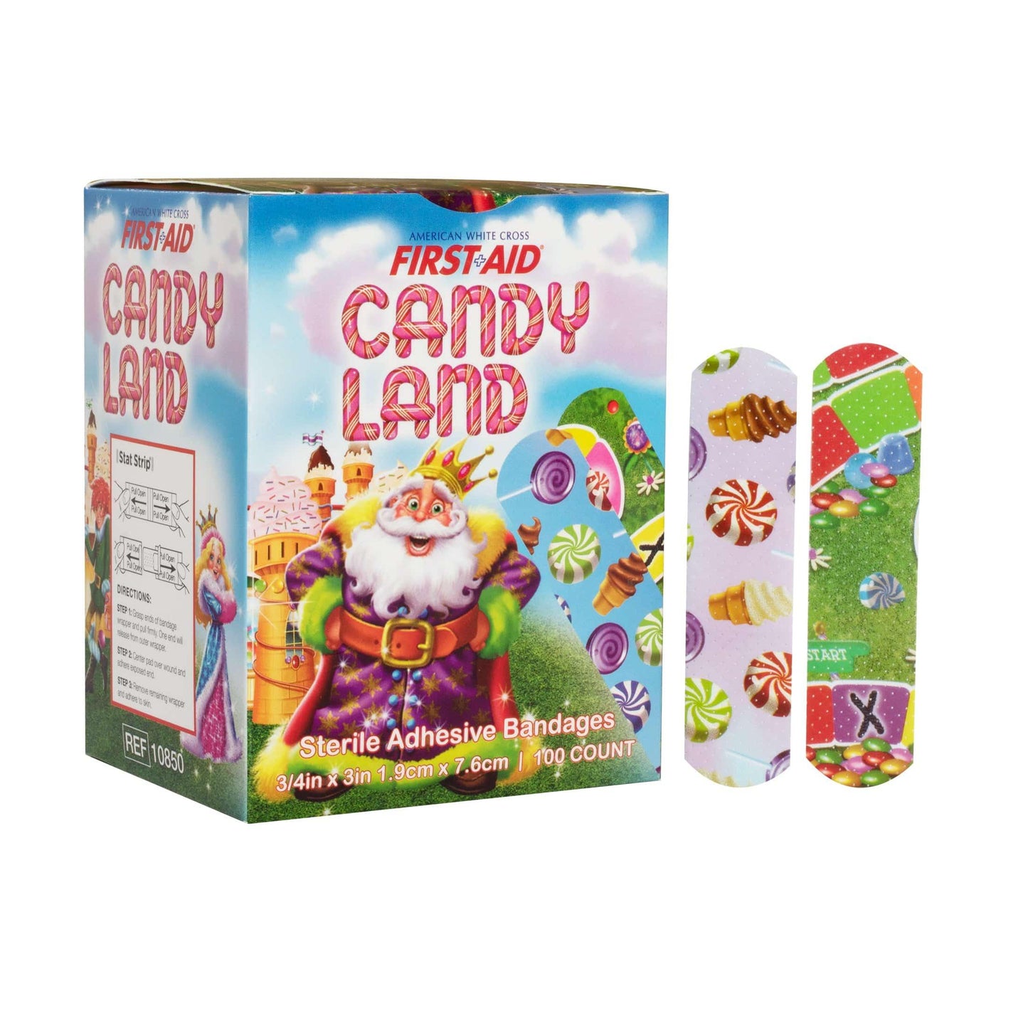 Candy Land Adhesive Bandages 3/4" x 3"