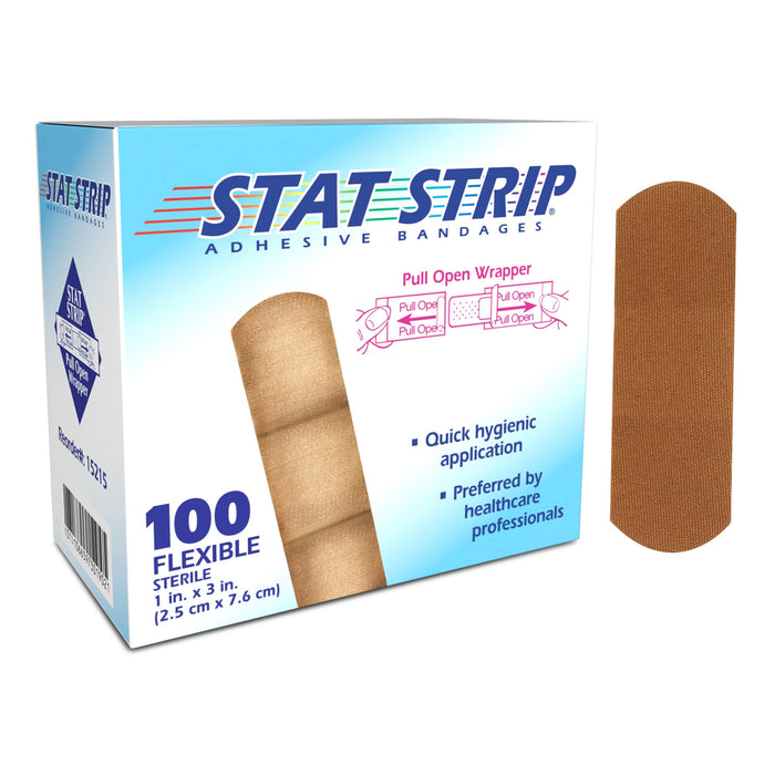Flexible Fabric Stat Strip Adhesive Bandages