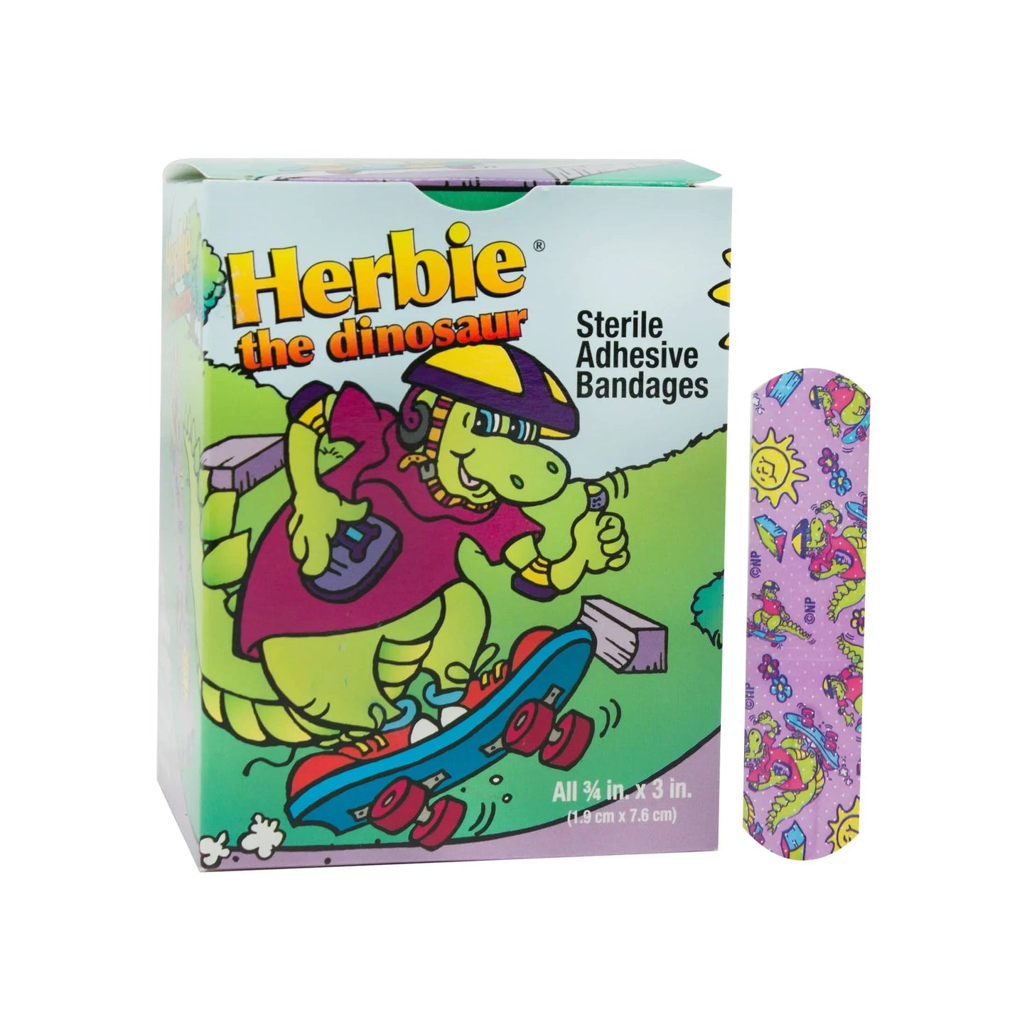 Dukal Herbie Adhesive Bandages 3/4" x 3"