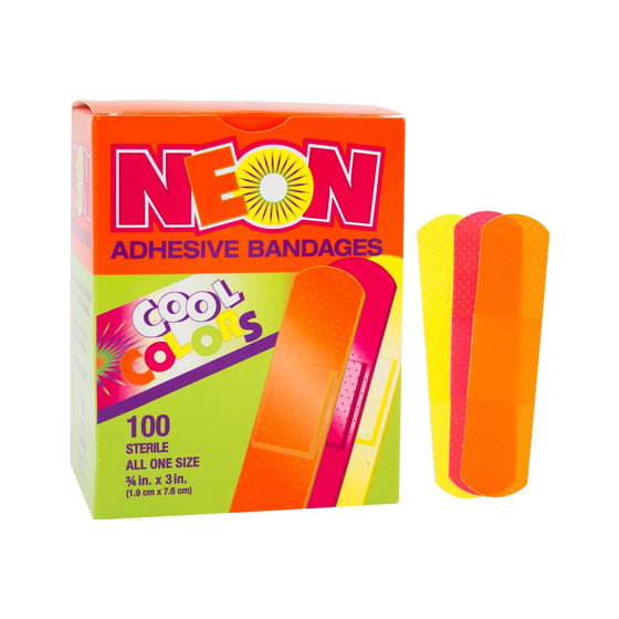 Dukal Neon Adhesive Bandages 3/4