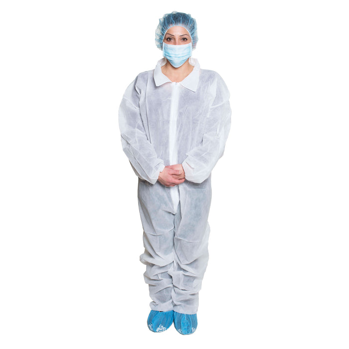 White Disposable Coveralls